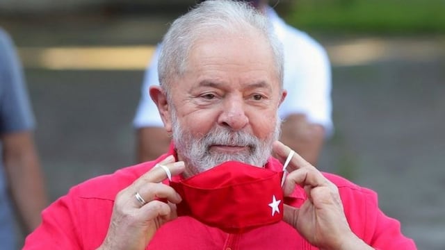 Lula recibió la primera dosis de la vacuna. (Foto: web)