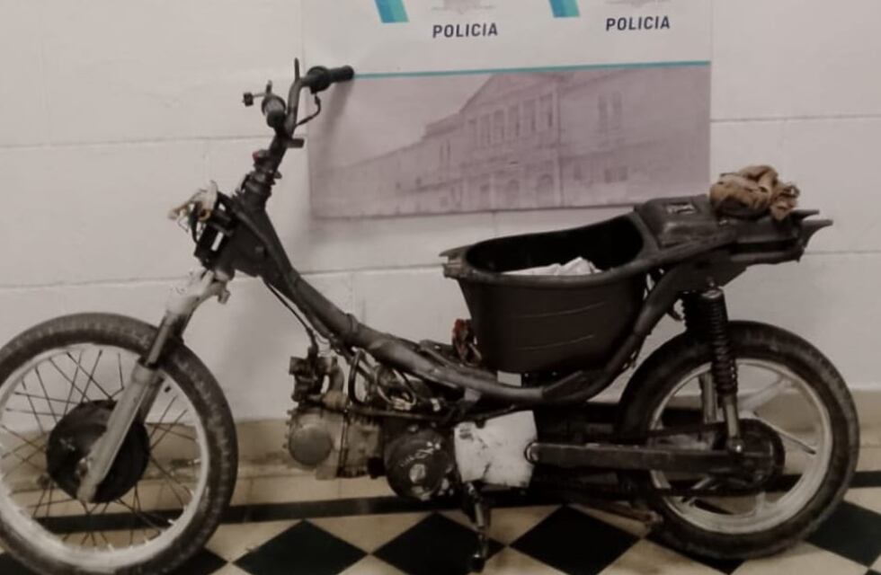 Menor de edad aprehendido en Tres Arroyos por circular en una moto robada