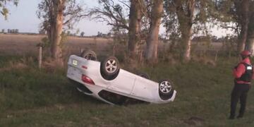 Accidente entre Balnearia y Miramar de Ansenuza