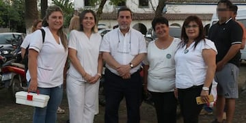 Visita del ministro Medina Ruiz a la comuna de Delfín Gallo.