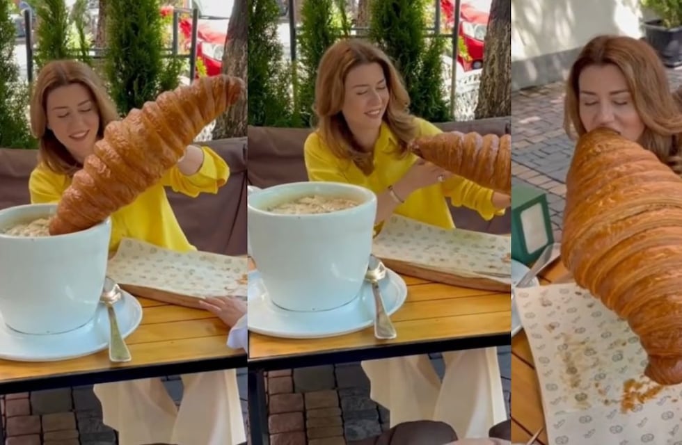 Así son los croissant gigantes virales de TikTok