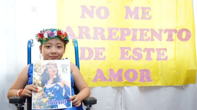 Mili festejó su cumple de quince.