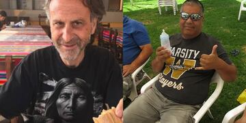 Rodolfo Fabián “Rody” Skariszewski (izq.) tenía 56 años y era parte del Movimiento Juvenil Sionista Hejalutz Lamerjav. Abi Korin (der.) residía en la comuna de Holit. Foto: Facebook / Gentileza familia de Abi Korin / TN.