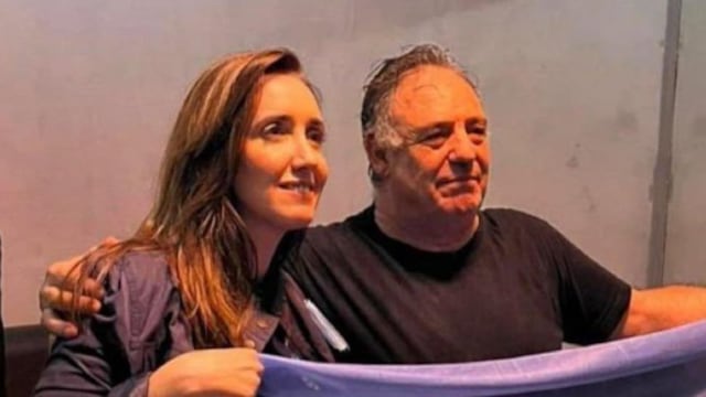 Victoria Villarruel junto a Ricardo Iorio en la foto que la candidata posteó en sus redes sociales.