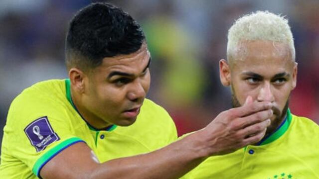 Casemiro, Neymar y una polémica imagen