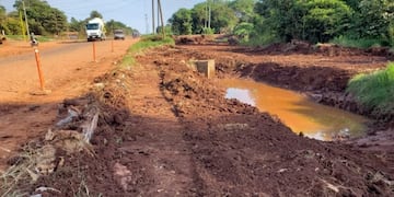 Puerto Iguazú: preparan calles para posterior asfaltado.