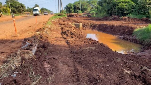 Puerto Iguazú: preparan calles para posterior asfaltado.