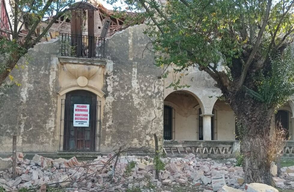 Derrumbe en la Casa San Sebastián: fuerte denuncia por abandono del Estado nacional