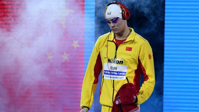 Sun Yang, fuera de Tokio 2020 (Foto: TN)