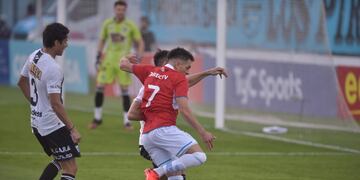 Juan Pablo Ruíz Díaz, el picante en la ofensiva de un Belgrano que va por más, ante su ex equipo.