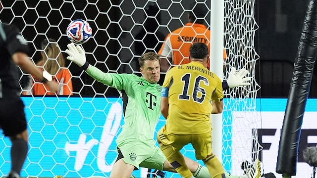 Miguel Merentiel y un gol para el recuerdo en Boca (AP).