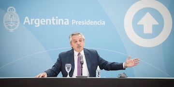 El presidente Alberto Fernández.