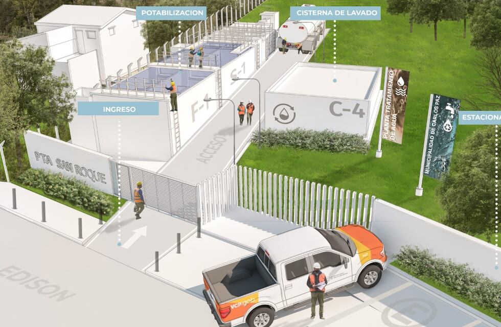 La Cooperativa San Roque y el Municipio de Carlos Paz mejoran el servicio de agua en la zona Norte