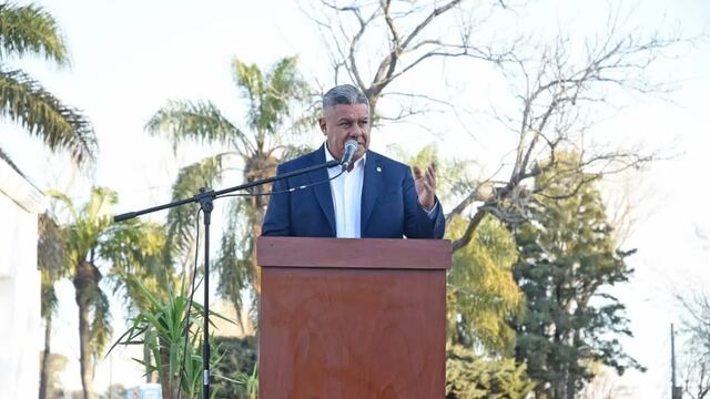 Claudio "Chiqui" Tapia fue el invitado de honor del acto en el predio del Autódromo