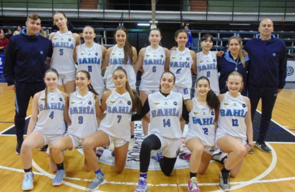 Básquet: con tres puntaltenses Bahía Blanca ganó el Zonal U 15