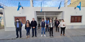 Recorrieron obras en Ateneo Parroquial.