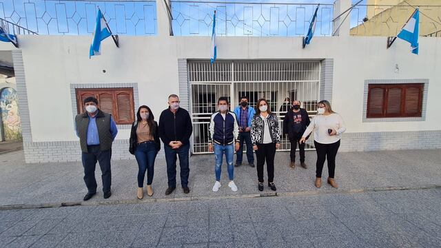 Recorrieron obras en Ateneo Parroquial.