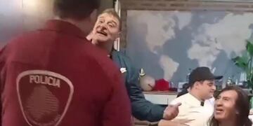 Llegó mientras se filmaba un capítulo con personajes conocidos.