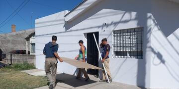 Continúan los trabajos en la salita del Barrio Municipal