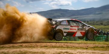 Ogier se impuso en Kenia con el Yaris WRC.