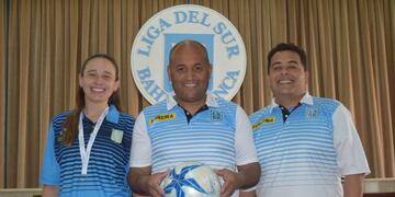 Álvaro Jara Pinto (DT), Mauro Rojas (AC) y Abril Loncaric (PF) integran el flamante cuerpo tecnico de la Selección de Fútbol Femenino de la Liga del Sur.