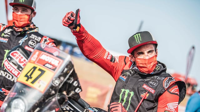 Kevin Benavides, ganador del Dakar 2021 en motos