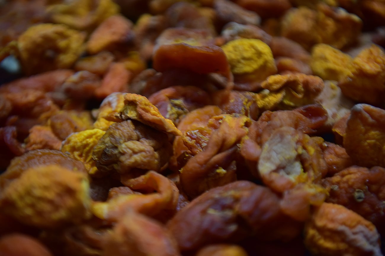 Los frutos que se utilizan para la mermelada de durazno. (José Gabriel Hernández / La Voz)