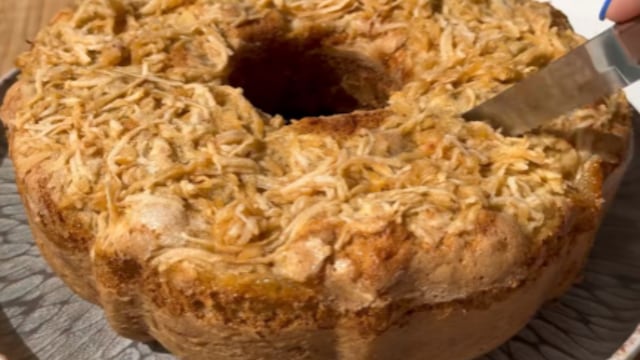 Cómo hacer un bizcochuelo de manzana.