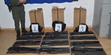 Partió desde Puerto Iguazú un cargamento de aires comprimidos que fueron incautados por Gendarmería Nacional.