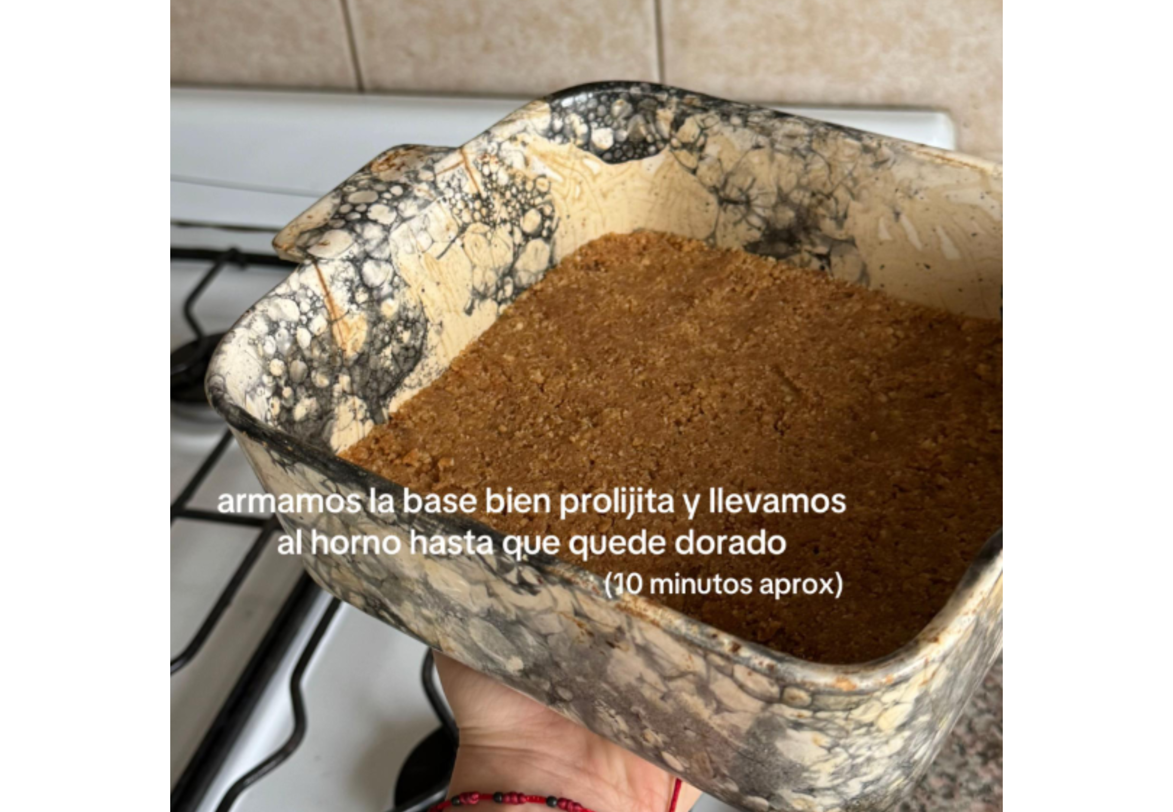 Este postre es muy fácil de hacer.