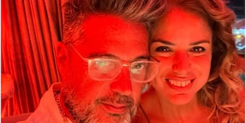 Marina Calabró y Rolando Barbano tuvieron su primer pase en televisión.