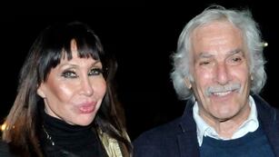 Moria Casán y Pato Galmarini.