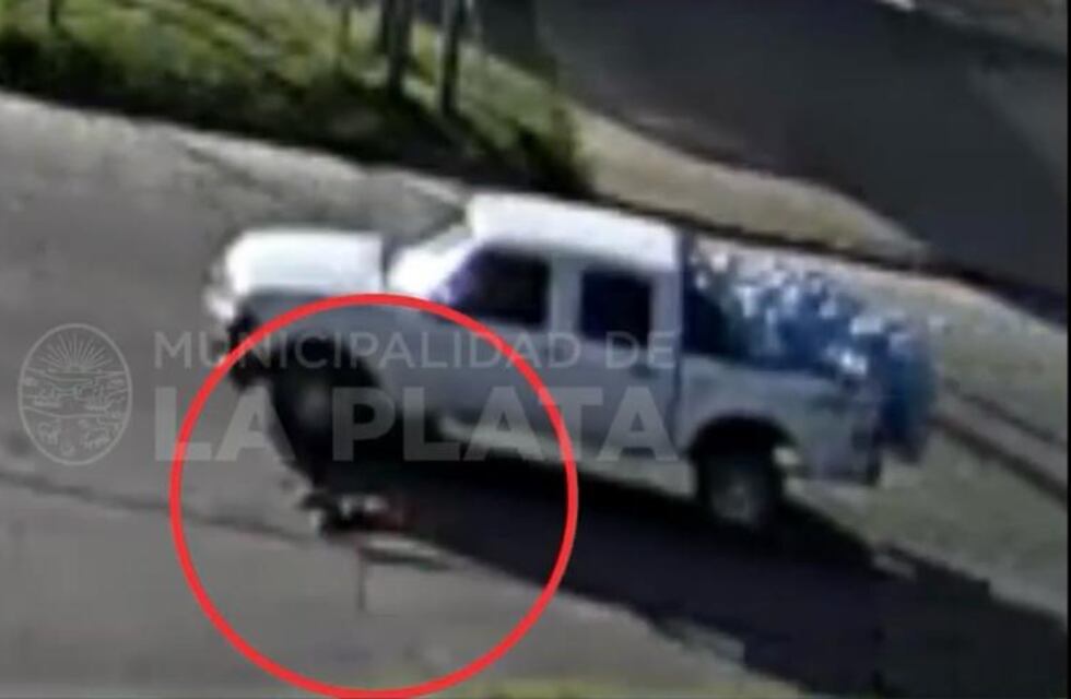 Video: un nene de La Plata cayó de un auto en movimiento a la calle y se salvó de milagro