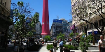Las distintas intervenciones artísticas en el Obelisco