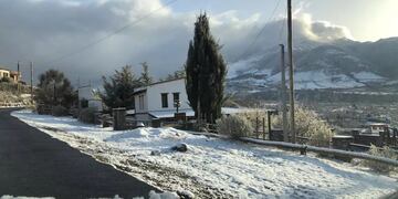 Nieve en Tafí del Valle.