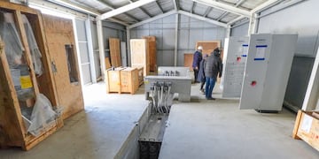 La DPOSS instaló un innovador sistema de desinfección en la futura planta Arroyo Grande