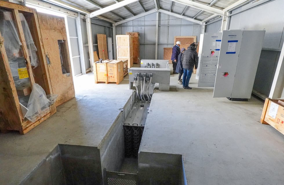 La DPOSS instaló un innovador sistema de desinfección en la futura planta Arroyo Grande