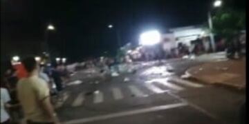 Jardín América: Un violento festejo de fin de año dejó como saldo 3 heridos y un detenido.