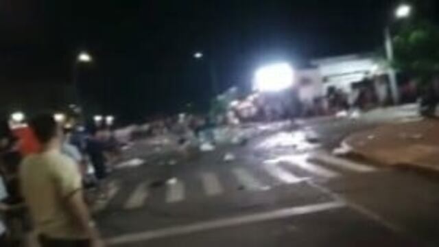 Jardín América: Un violento festejo de fin de año dejó como saldo 3 heridos y un detenido.