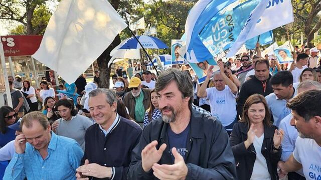 Angel Giano, Bordet y Bahl en la Costanera de Concordia.