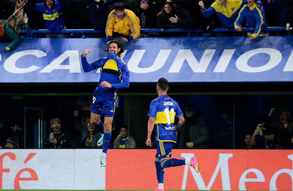 Boca empezó con el pie derecho la Copa de la Liga Profesional: 3 a 1 a Platense, con gol de Cavani incluido