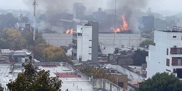 Incendio en Iron Mountain