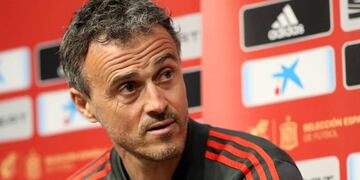 Luis Enrique, entrenador de la selección española. Foto: Prensa España.