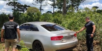 Recuperan en San Pedro un automóvil robado en Buenos Aires.