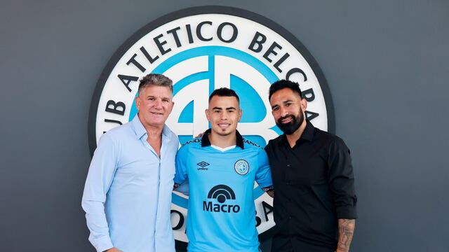 La imagen más esperada en Belgrano. El Chino Zelarayán con la Celeste, flanqueado por el Luifa Artime y Ariel Rojas.
