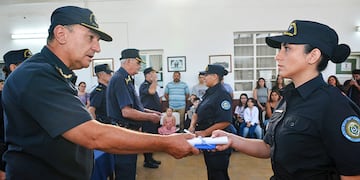 Puerto Belgrano: acto de egreso en la Policía de Establecimientos Navales