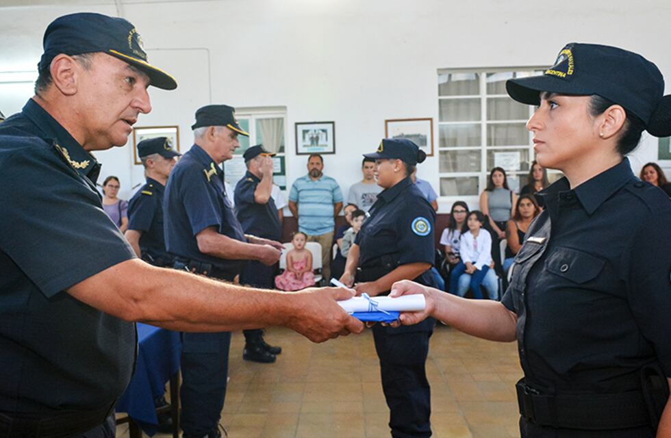 Puerto Belgrano: acto de egreso en la Policía de Establecimientos Navales