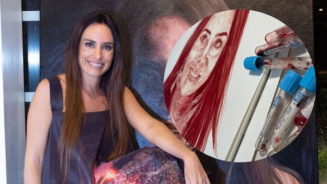 Florencia Aise pintó cuatro autorretratos con su propia sangre.