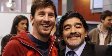 Lionel Messi compartió fotos junto a Diego Maradona luego de la muerte del exfutbolista y entrenador. (@leomessi)