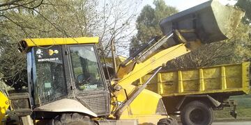 Se continúa trabajando en la reparación de calles